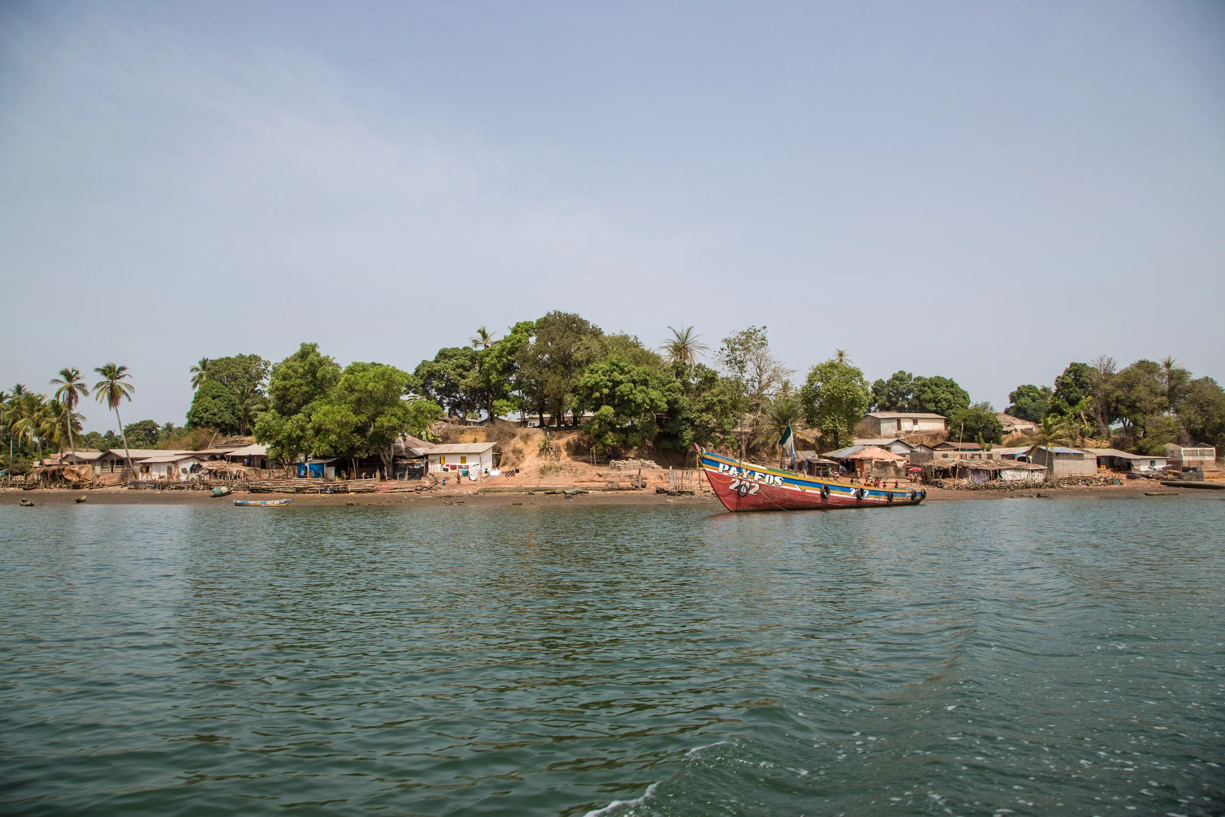 Pepel from boat