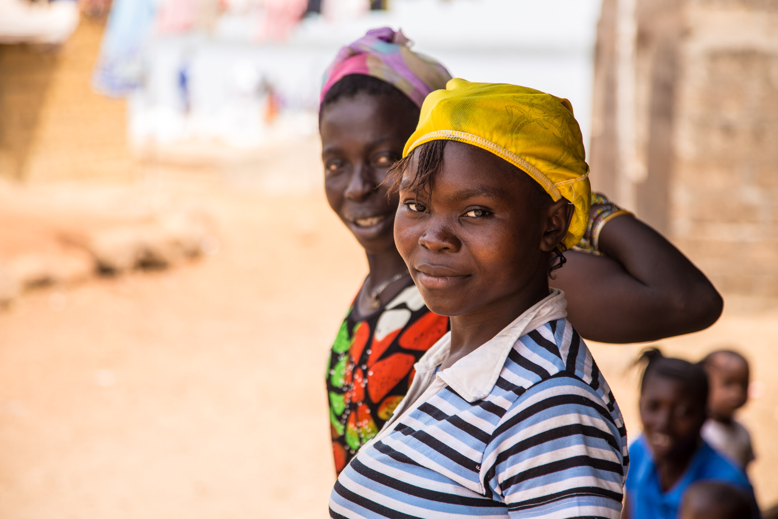 Ladies on Taso Island village 1