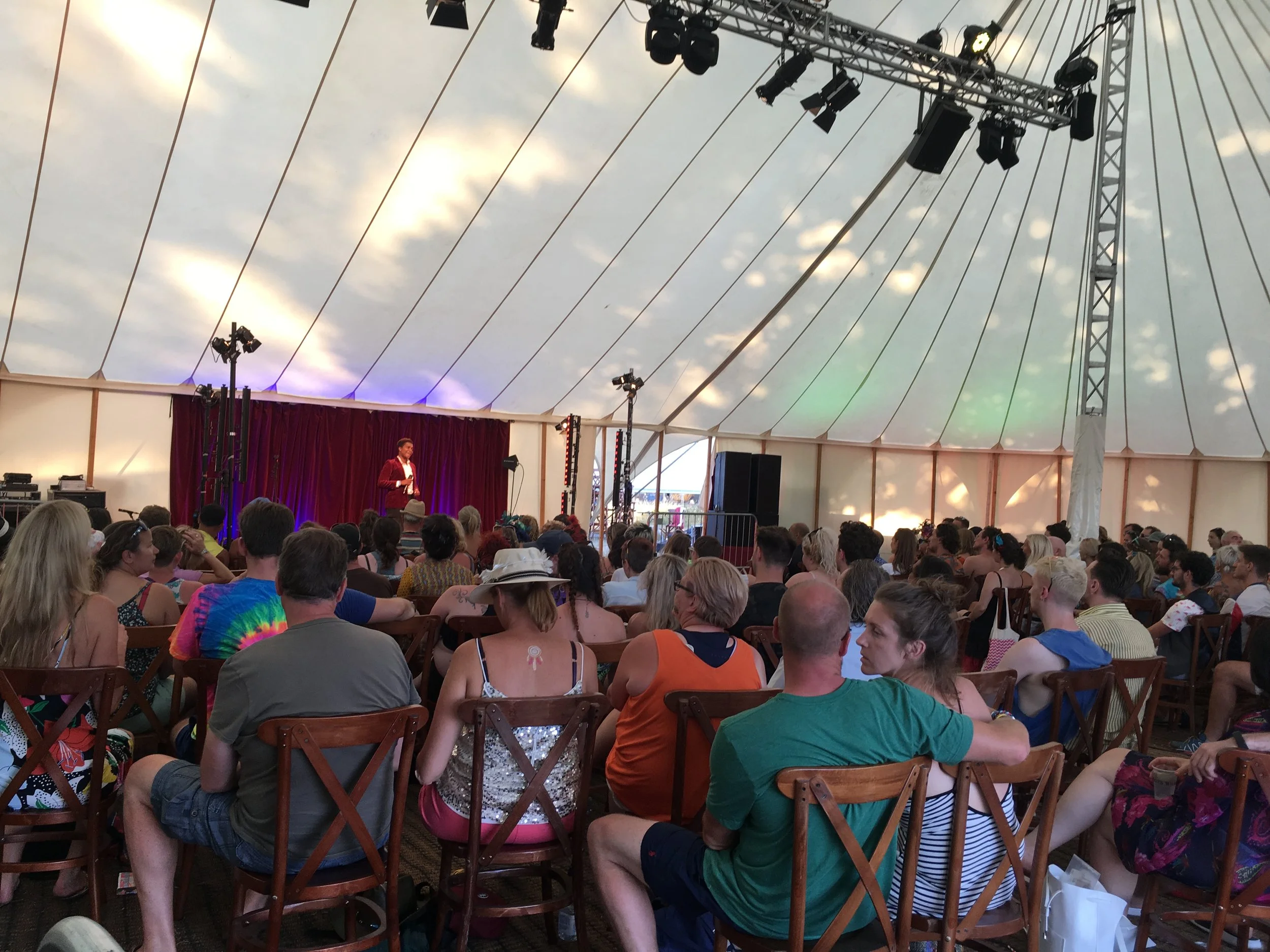 Pecs at Wilderness Festival