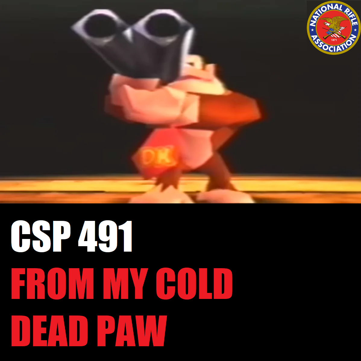 #491 - From My Cold Dead Paw episode artwork