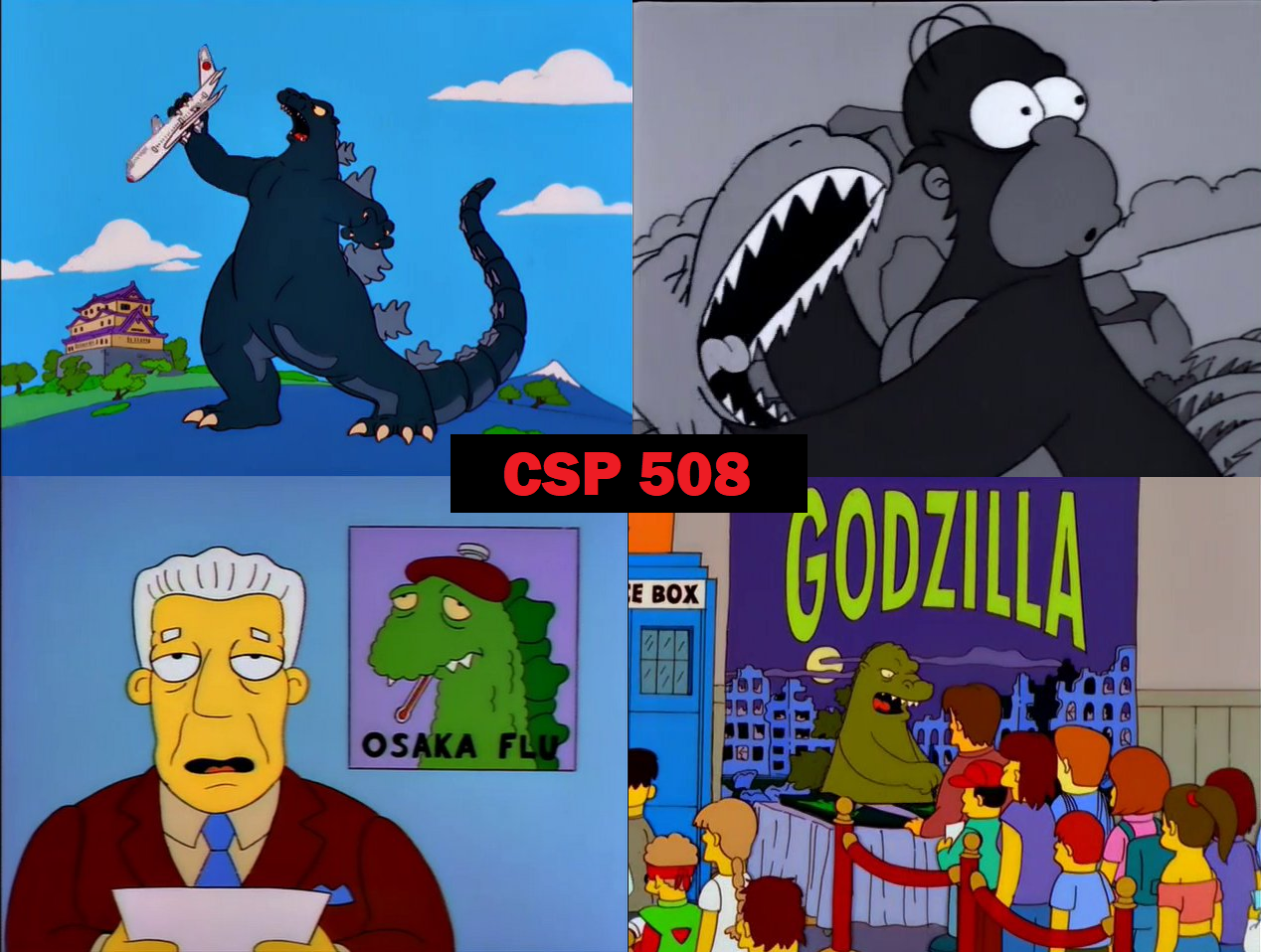 #508 - So It's Come to This: A Godzilla Clip Show episode artwork