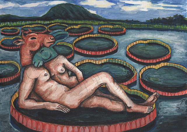Lovers with Waterlilies.png