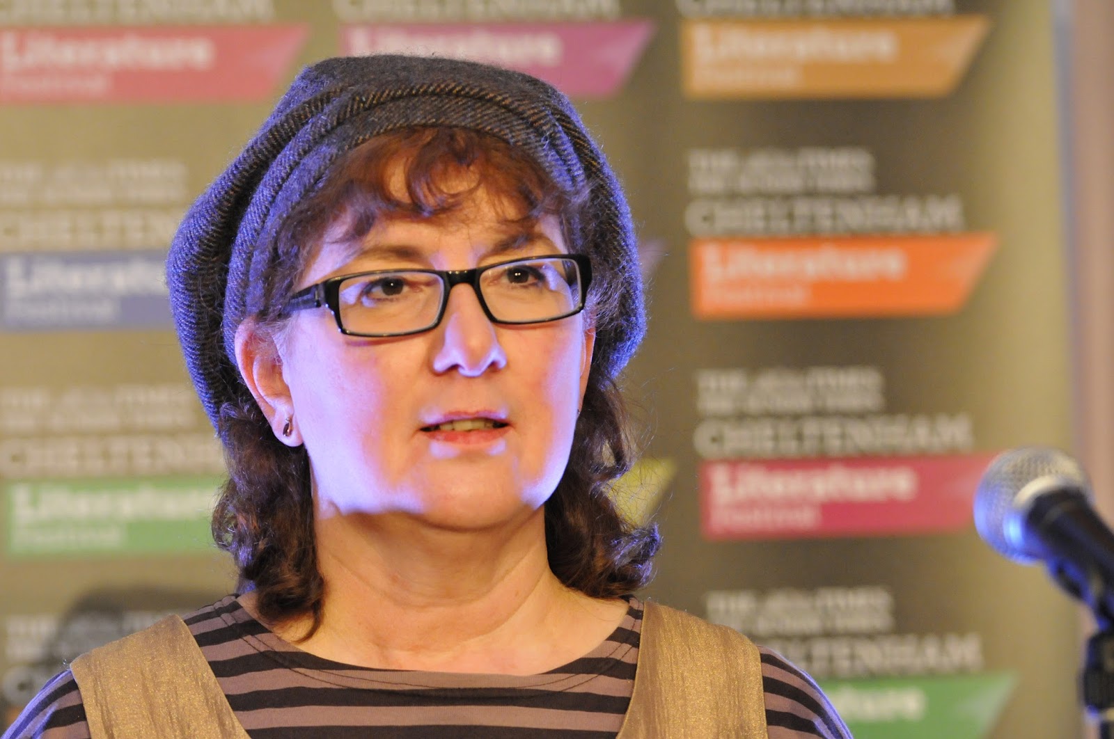 Debbie Young, Stroud Short Stories @ Cheltenham Literature Festival 2016 (image by Tim Byford)