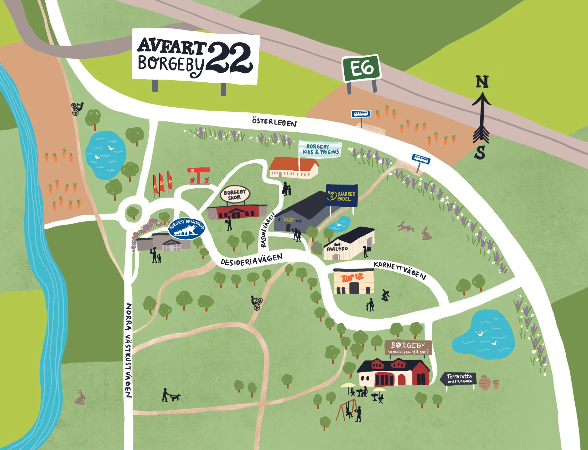 Avfart 22 - branding & illustration