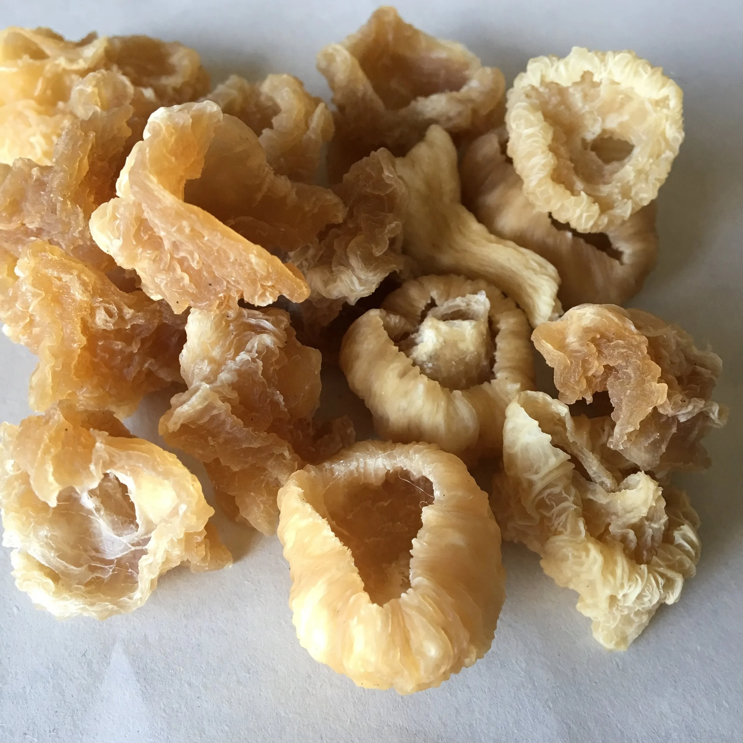 出来上がってきた凍み大根、3月里山カフェのメニューで登場予定です。