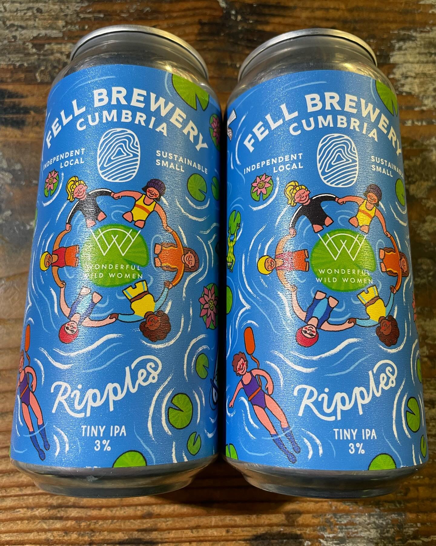 🏊&zwj;♀️ We love a good collaboration 🍻
Especially when it&rsquo;s one of our favourite breweries and local communities. @fellbrewery and @wonderfulwildwomen have come together to create this IPA, celebrating women in the outdoors 🍺 Cheers 🍻 
#co