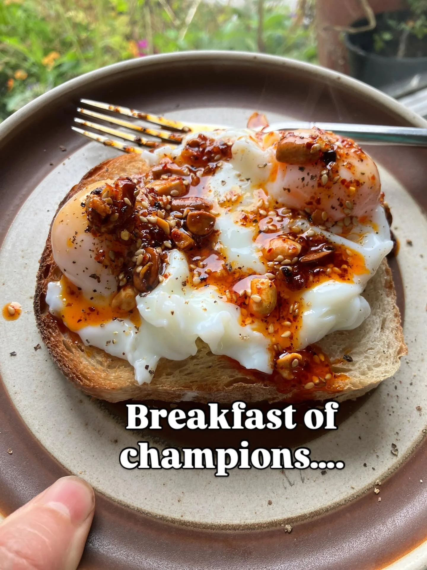 🥚 This has been my power breakfast over the summer holidays&hellip;.it sets me up for a day of adventuring with the children or a day in the deli kitchen! 

Thanks to @whitemausu for helping power me up each day!!!