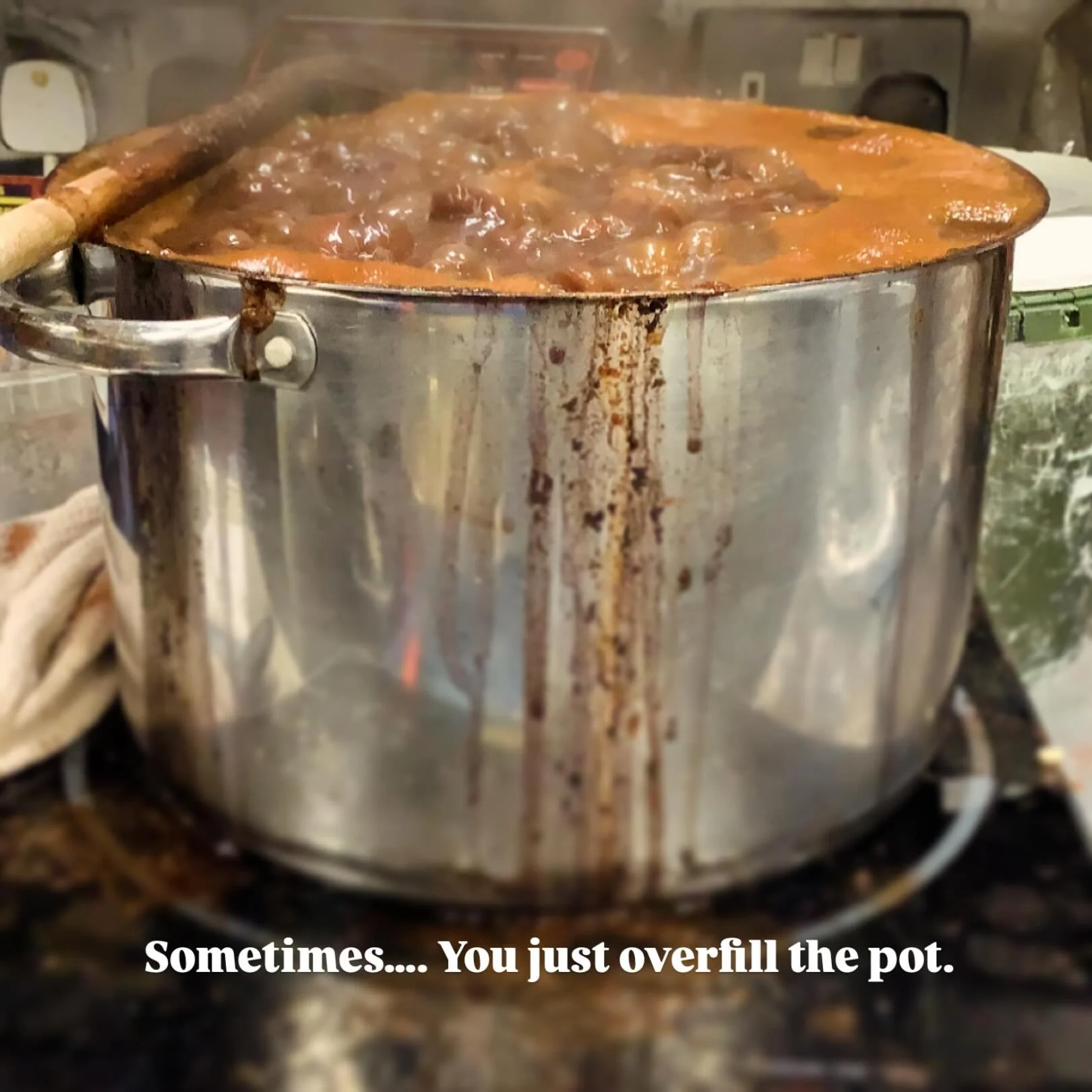 Still tasty though&hellip; Rattle Ghyll signature black beans&hellip; #bangin
.
.
.
.
.
#delilife #lakedistrict #veggie #blackbeans