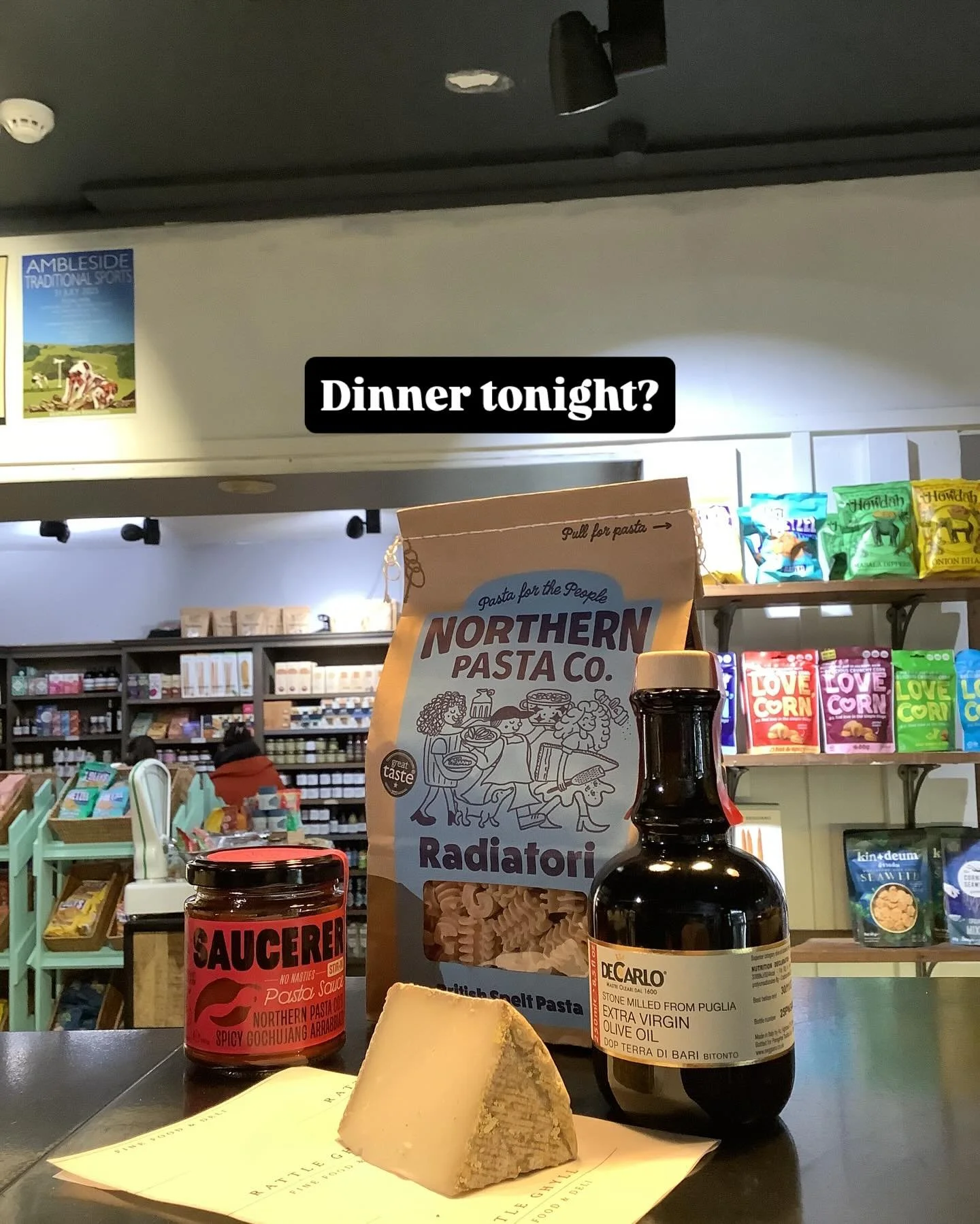 With all this windy rainy weather it&rsquo;s defo a night to get some sauce hugging pasta into your faces! The lovely lot at @northernpasta have teamed up with @saucerer.uk to create a delicious sauce! Grate a little chuck of the @whitelakecheese She