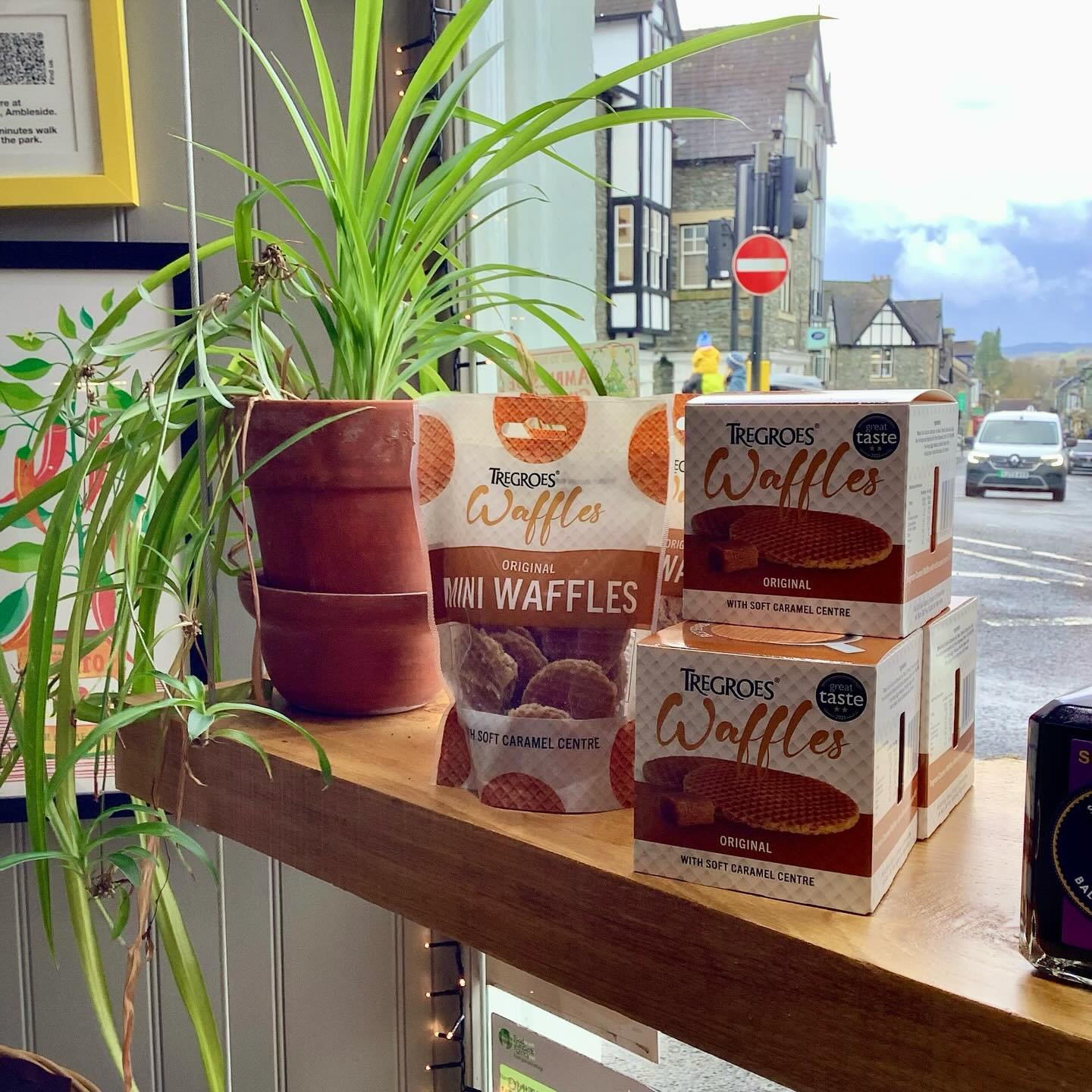 It&rsquo;s International Waffle day! We have the yummiest from @tregroeswaffles 🧇

Perfect with a brew, or the mini packs fit ever so nicely in your bag for a treat on the go 😋

#internationalwaffleday #deli #thelakedistrict