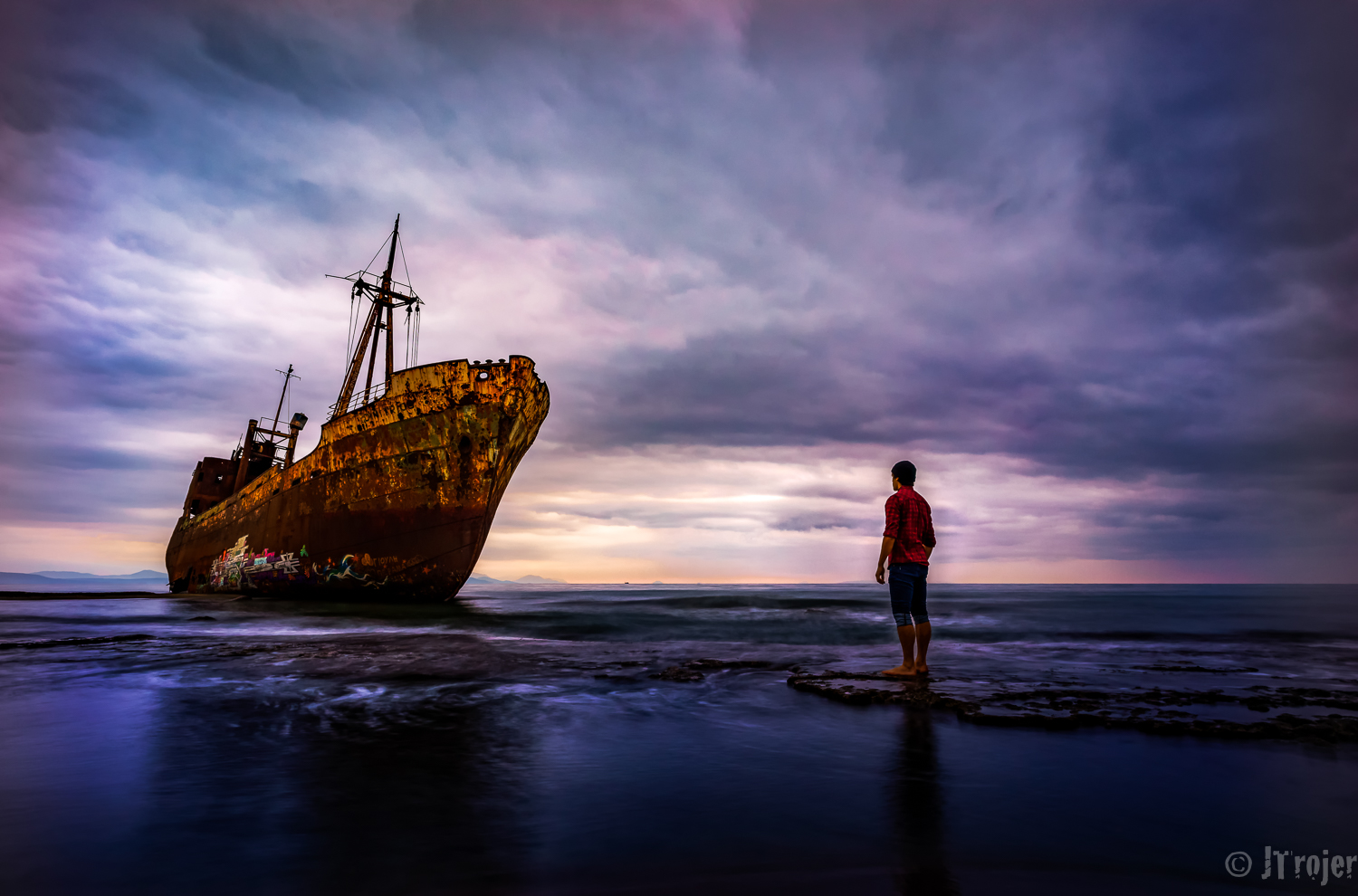 Famous shipwreck in Greece - Won the Shipwreck Challenge on Viewbug