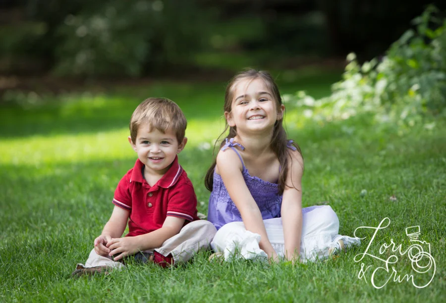 Rochester, NY family portraits with Kids