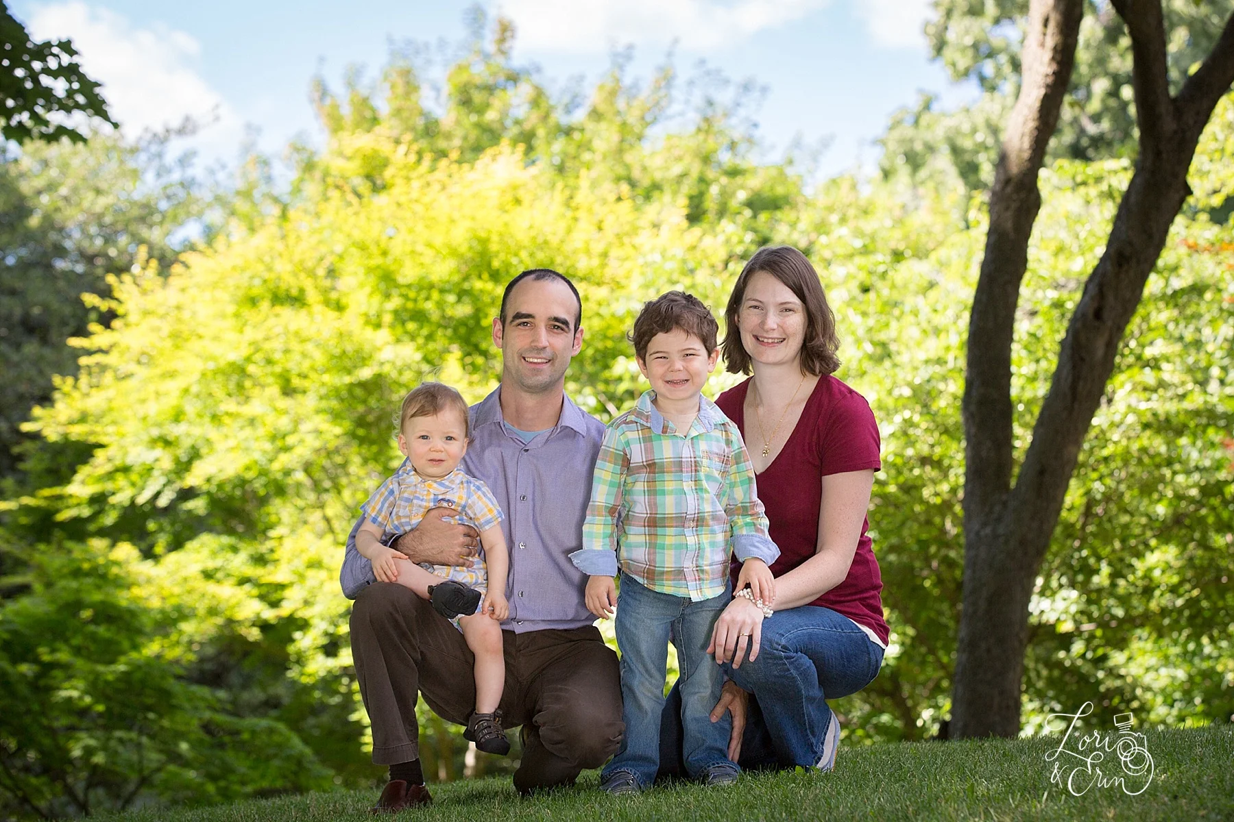 Highland Park Family Portraits in Summer
