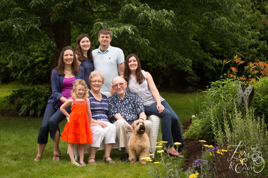 Backyard Family Portraits, Fairport NY Family Portraits