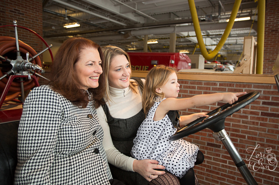 Family Portraits at the Fairport Fire Station