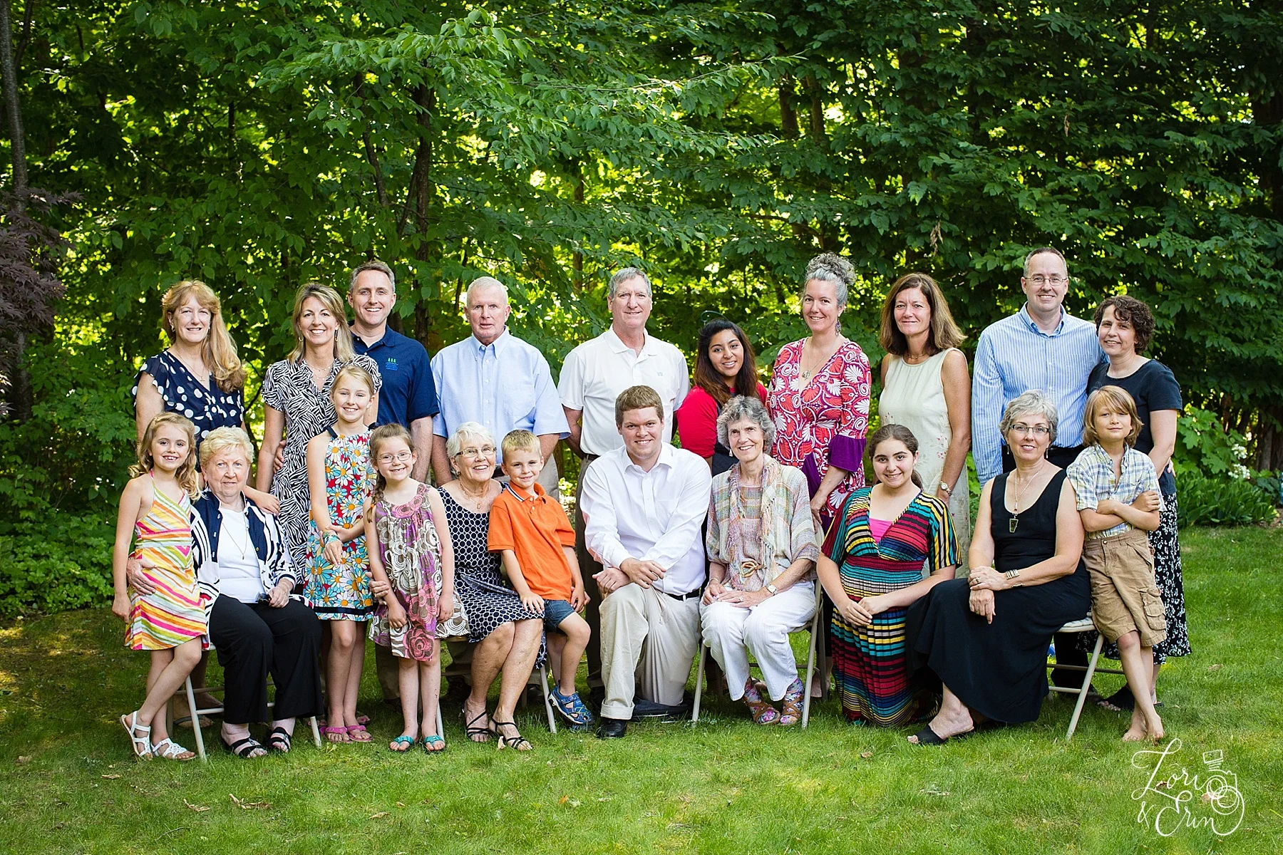 Big family portraits: Pittsford NY family sessions