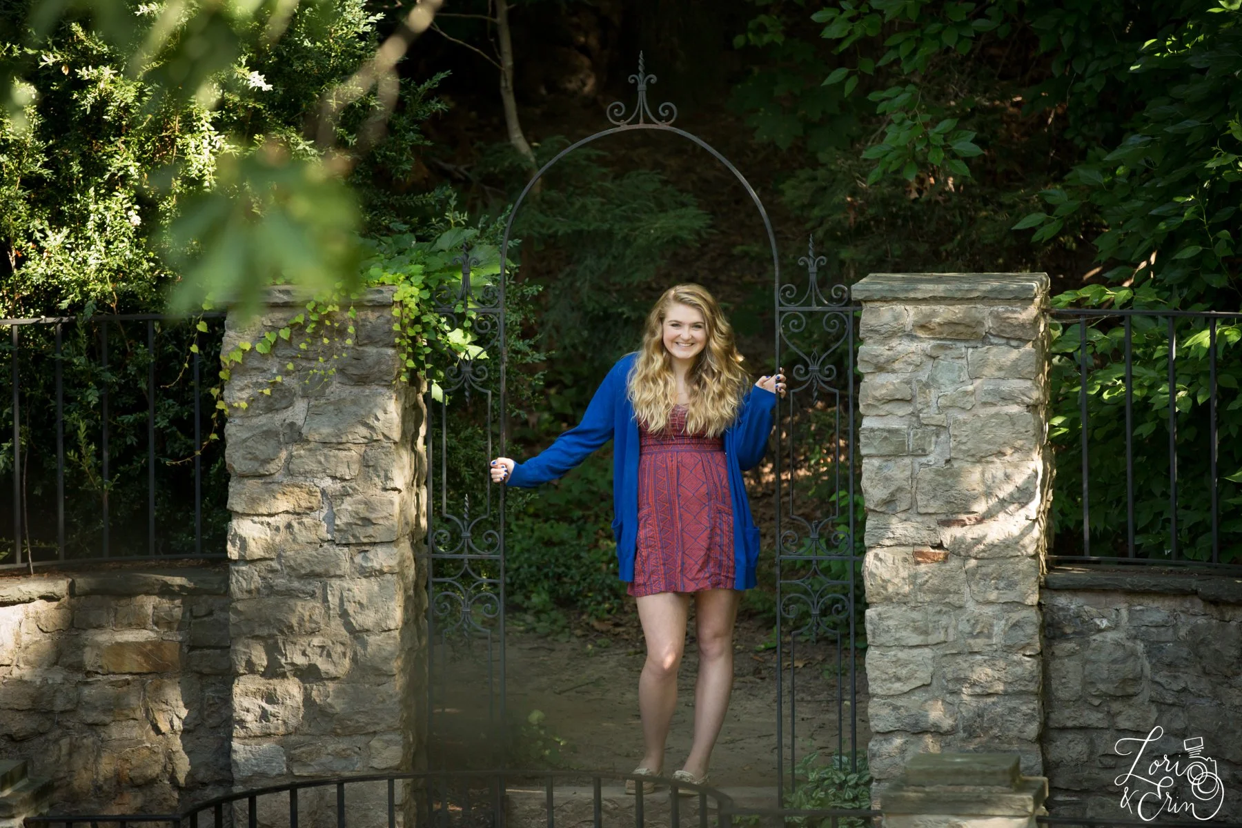 Senior Photos at Sunken Gardens &amp; Corbetts Glen
