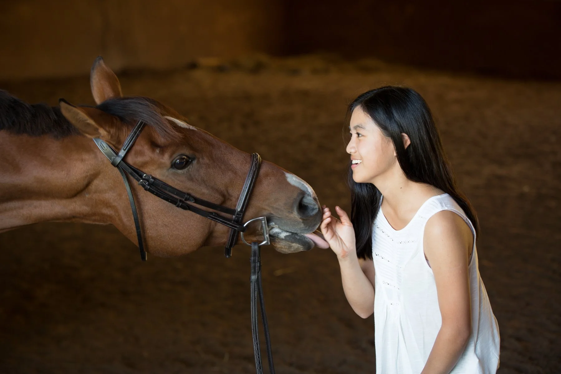 Melissa and Mossy (the Horse) | Penfield Senior Photos