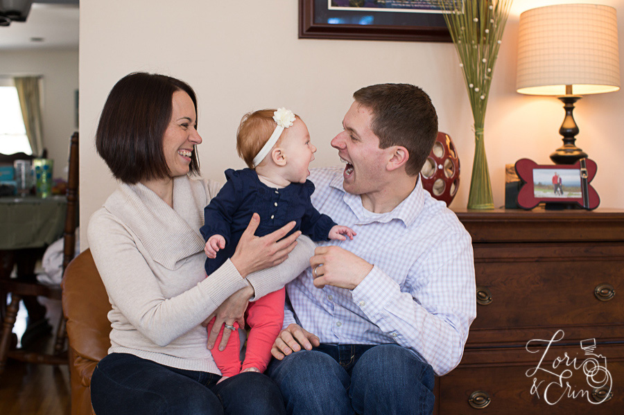 Playful Kid Photos : Rochester NY Family Portrait