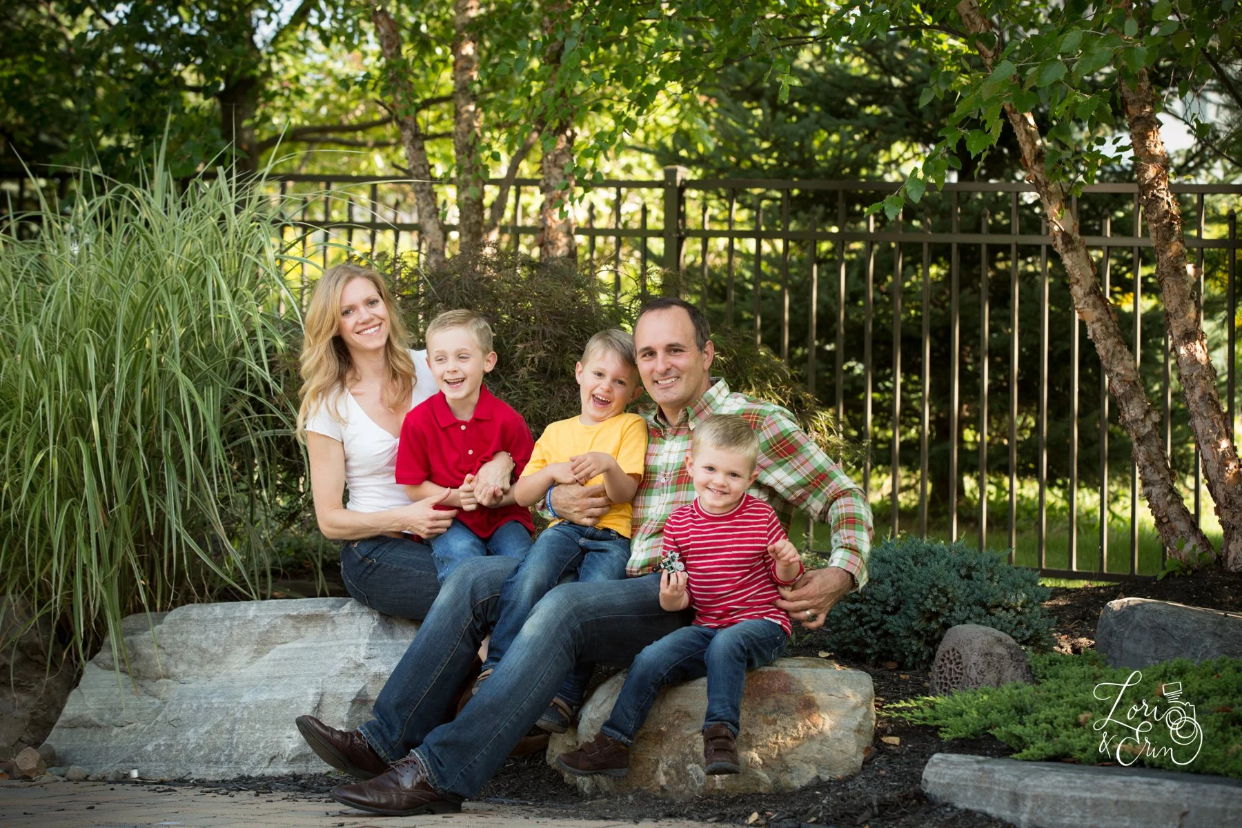 Rochester NY Family Portraits with Three Boys!