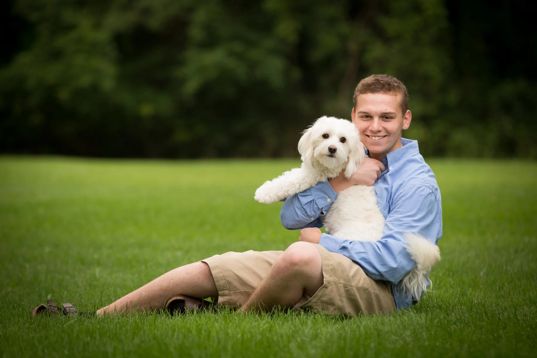 Seniors Pictures with Pets | Rochester NY Senior Photographs