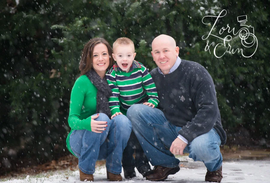 Winter family portraits: rochester ny family sessions