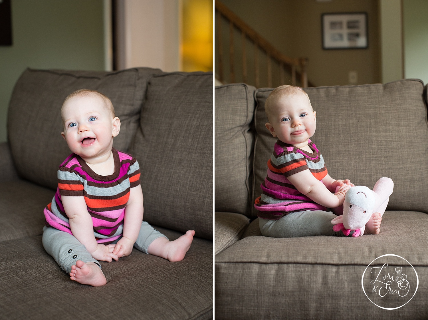 6 Month Old Baby, Rochester NY Portrait Session