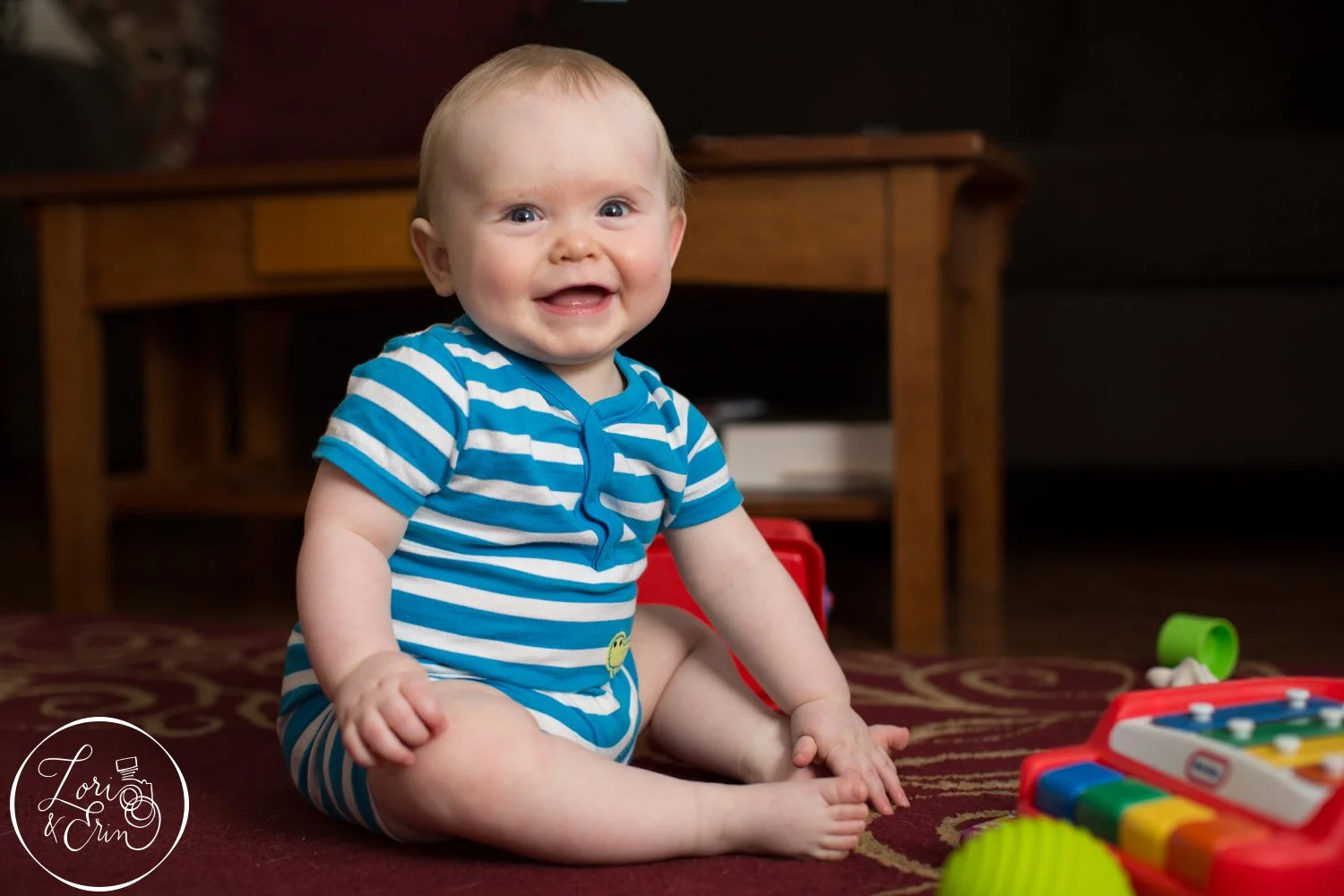 This image of Erin's son, Lucas, is really engaging because it is shot at eye level and he is looking right into the camera – which makes it look like he is looking right at you, the viewer!