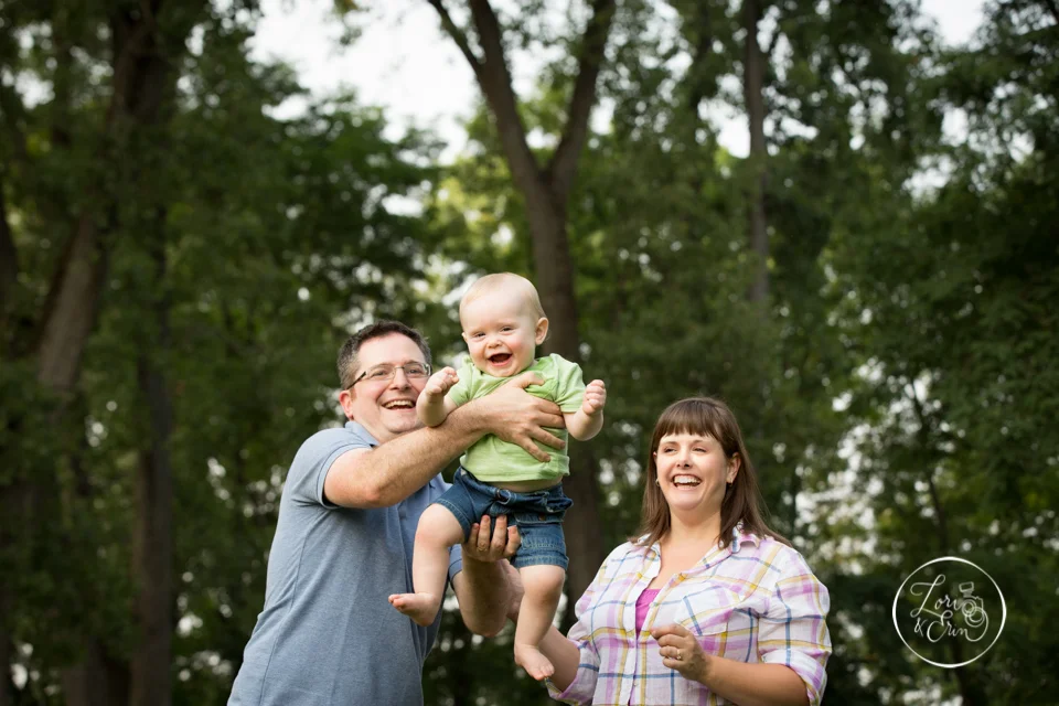 Lucas turns One! Family Session in Fairport