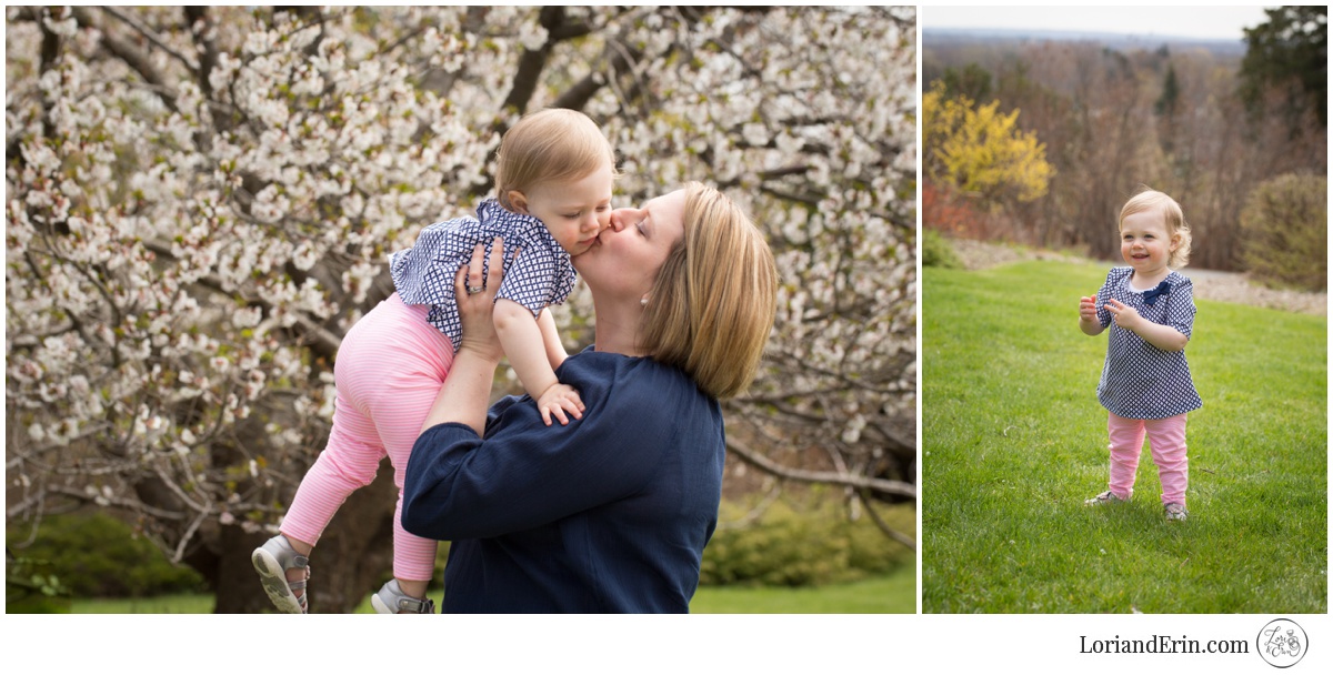 Spring Family Portrait Photography at Highland Park, Rochester, NY