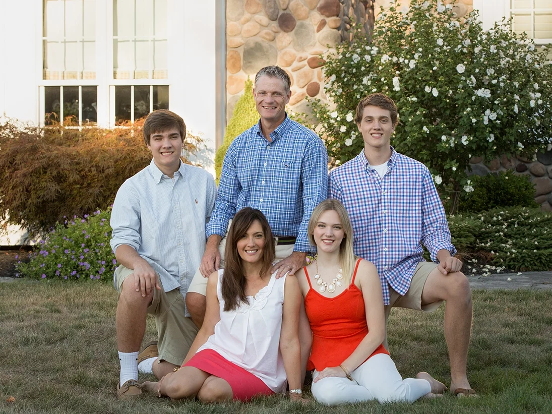  Victor NY Family Portraits in Cobblestone Neighborhood