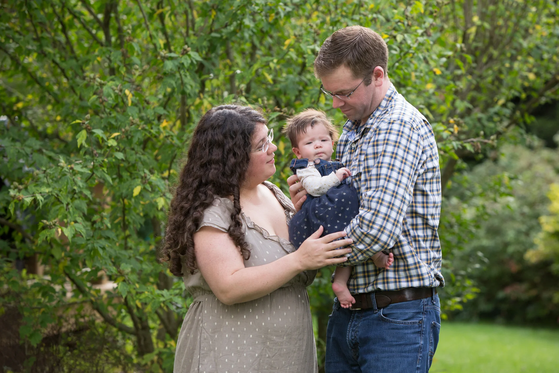3 Month Old Family Portraits