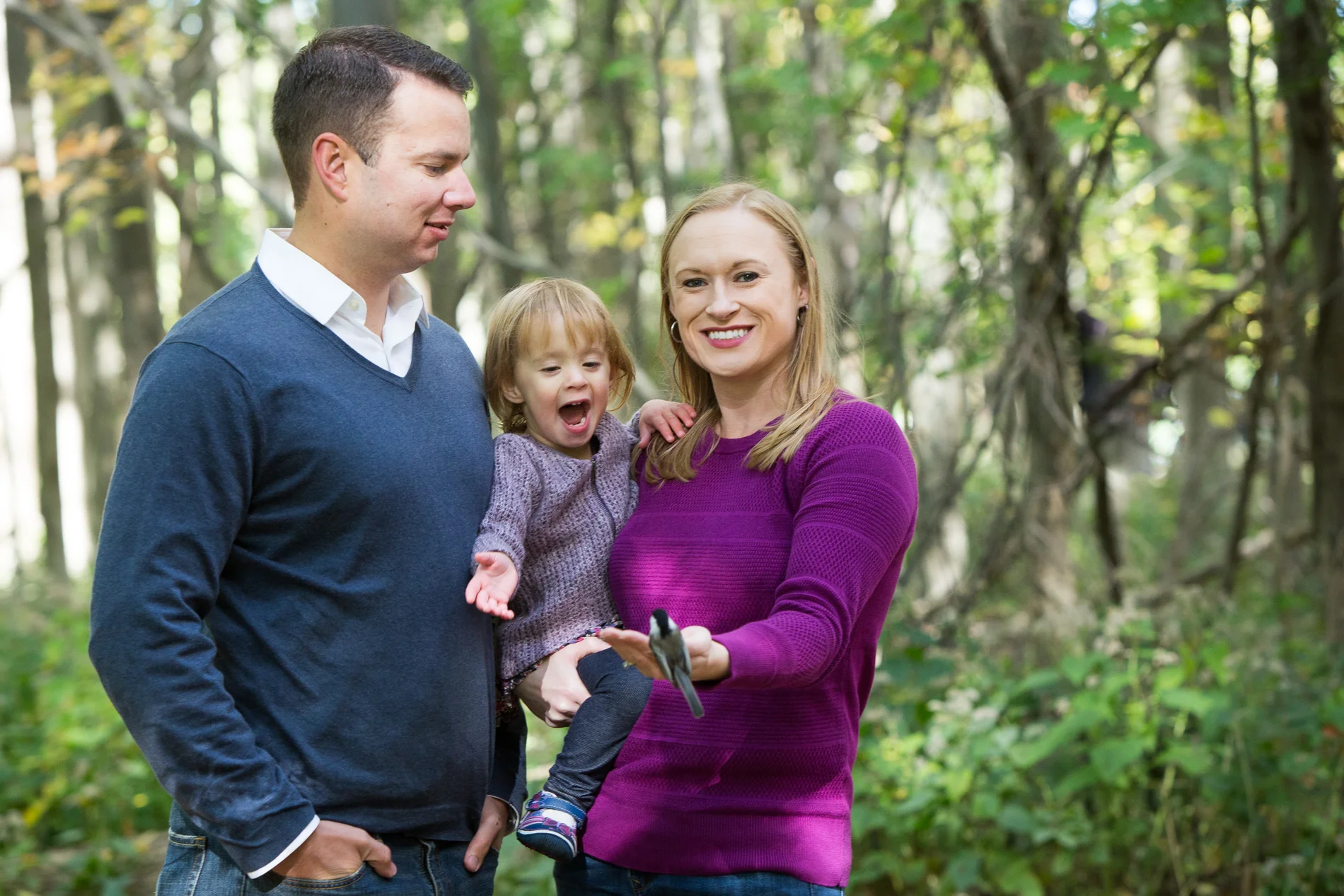 Family Portraits at Wild Wings, Mendon Ponds