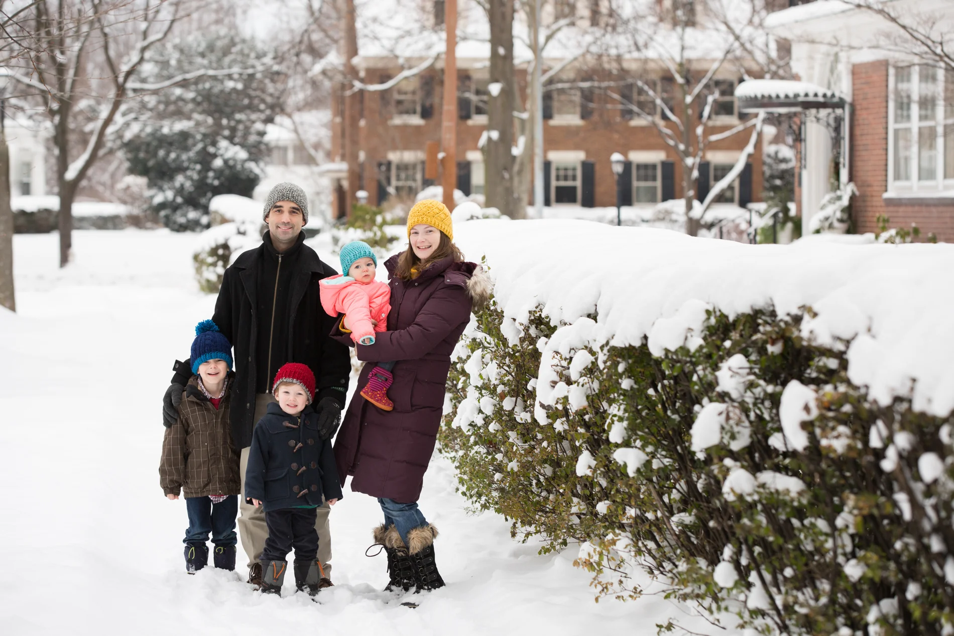 Winter Family Portraits: Rochester NY Photography