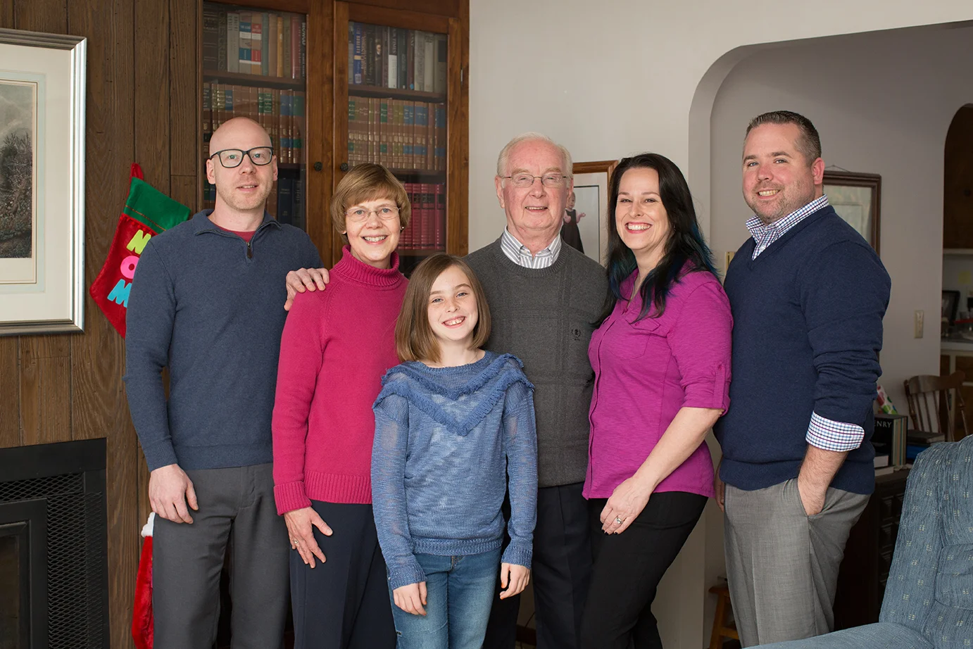 A Winter Family Session at the Holidays