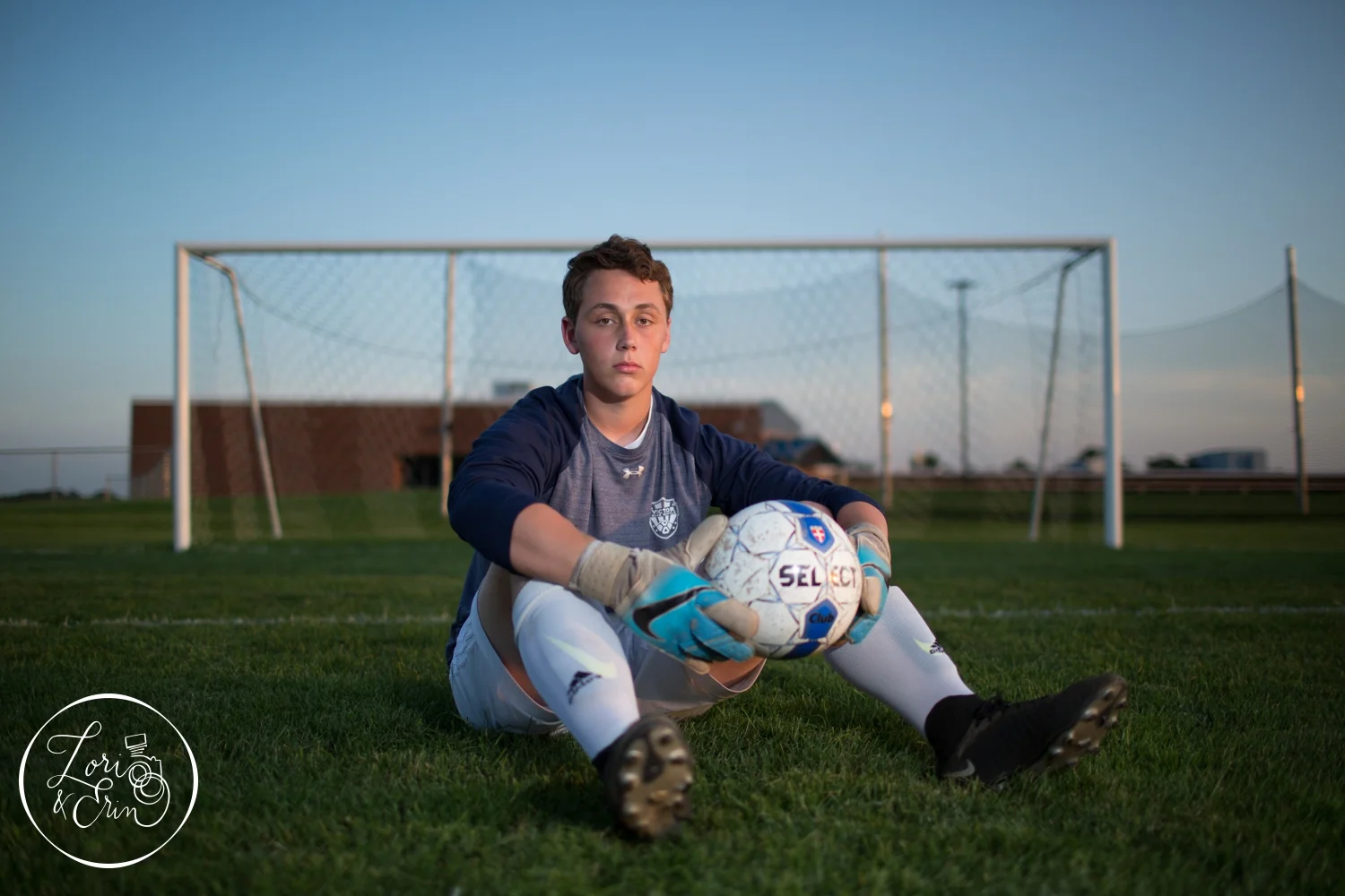Varsity Soccer Goalie, Victor High School Senior Portraits