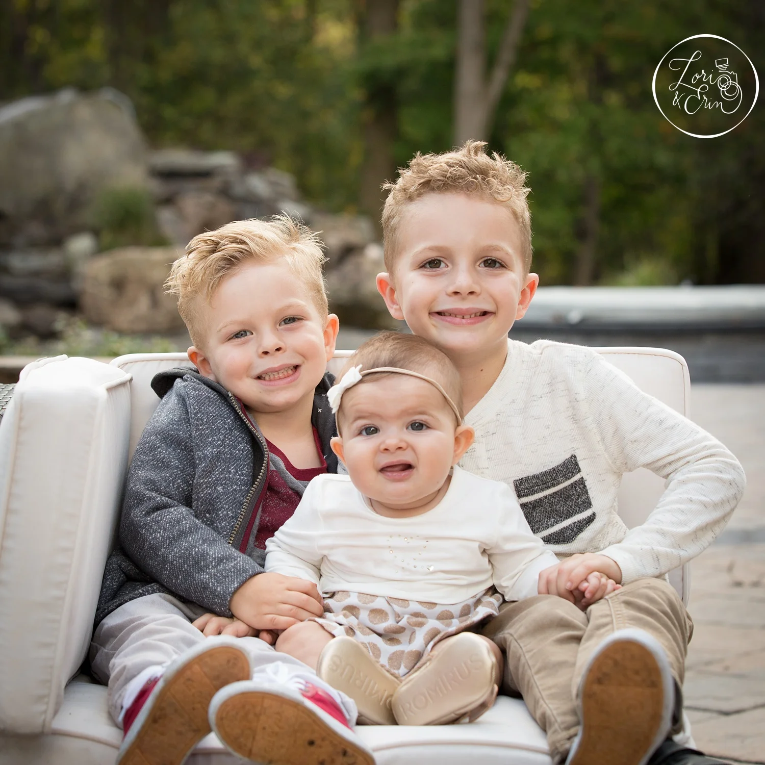 Backyard Family Portrait Session in Victor NY
