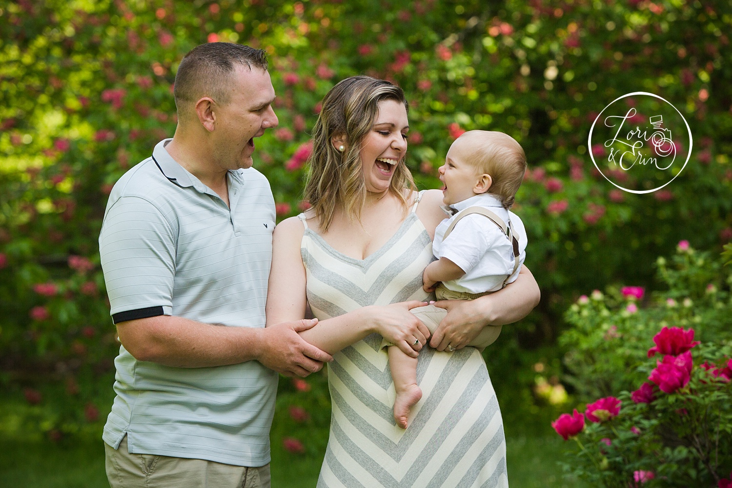 One Year Old Family Pictures: Rochester NY Photographer