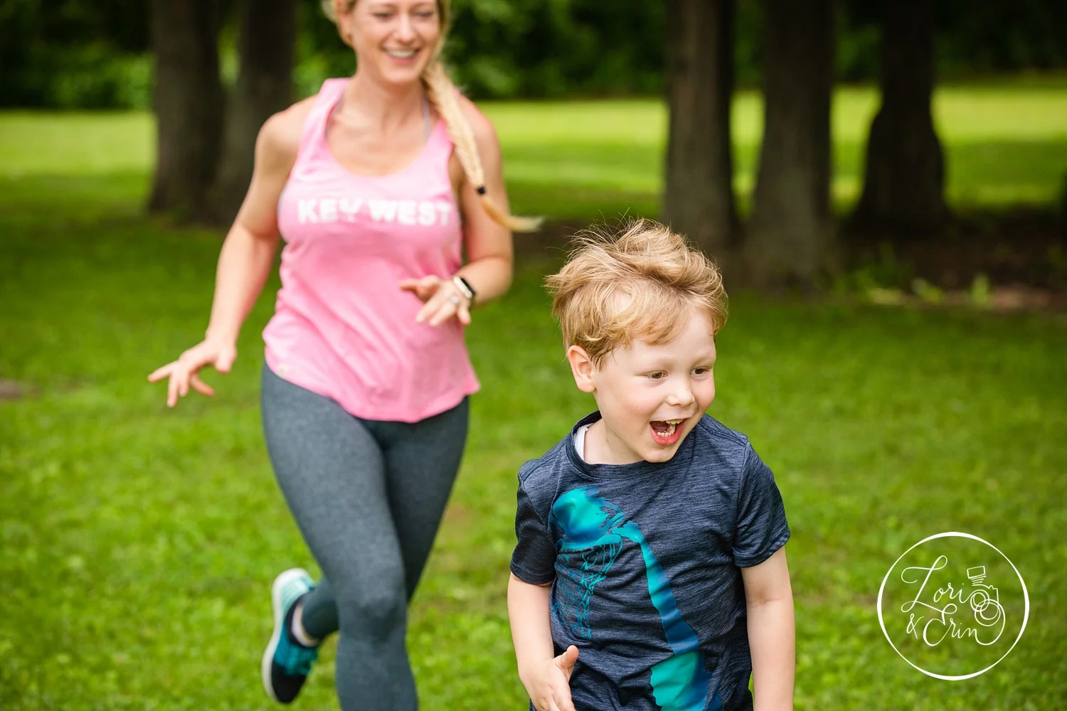 Candid Family Pictures: Family Fitness Day