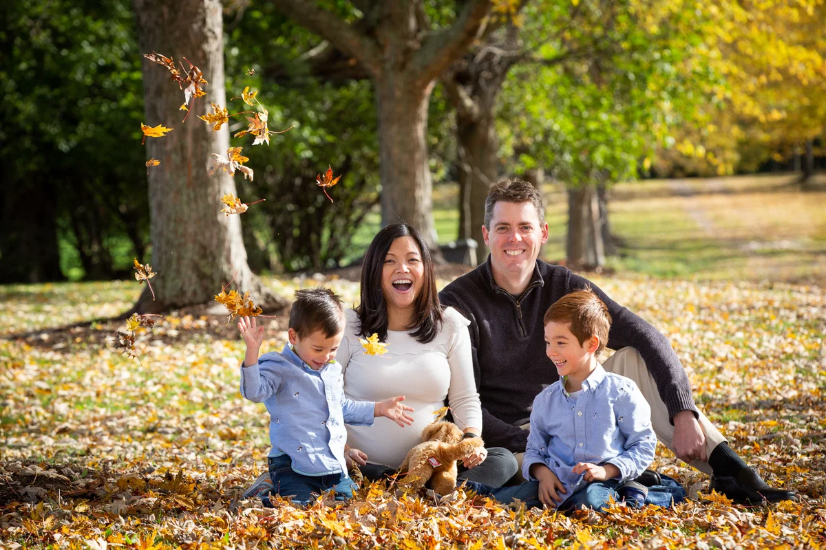 Tinker Park Fall Family Session: Rochester NY Family Portraits