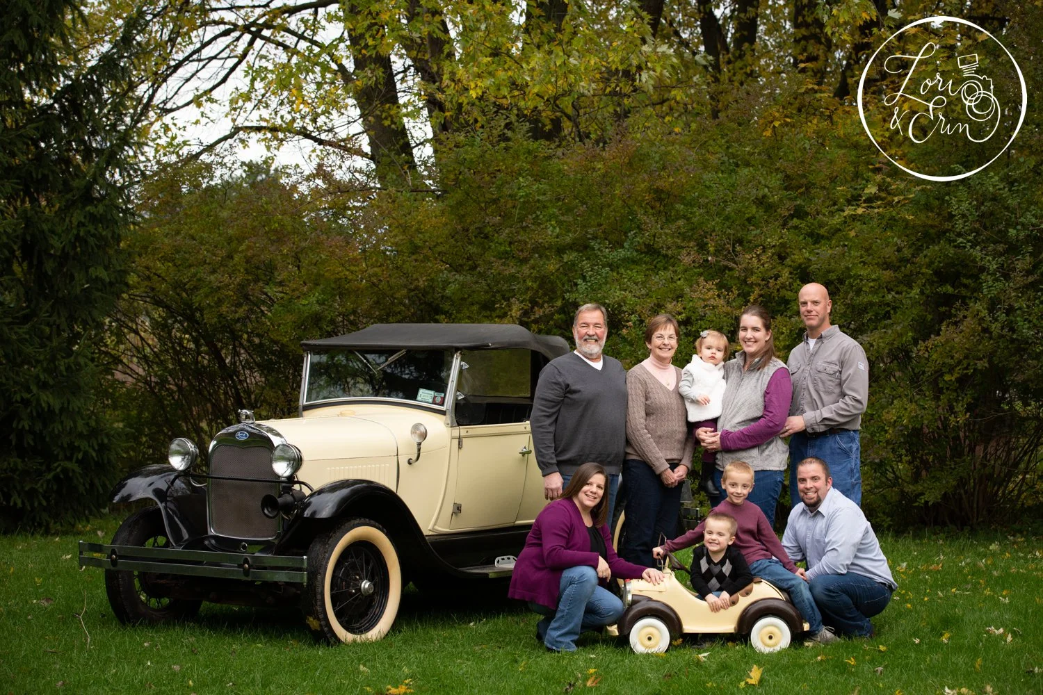 Extended Family Portraits in the Finger Lakes