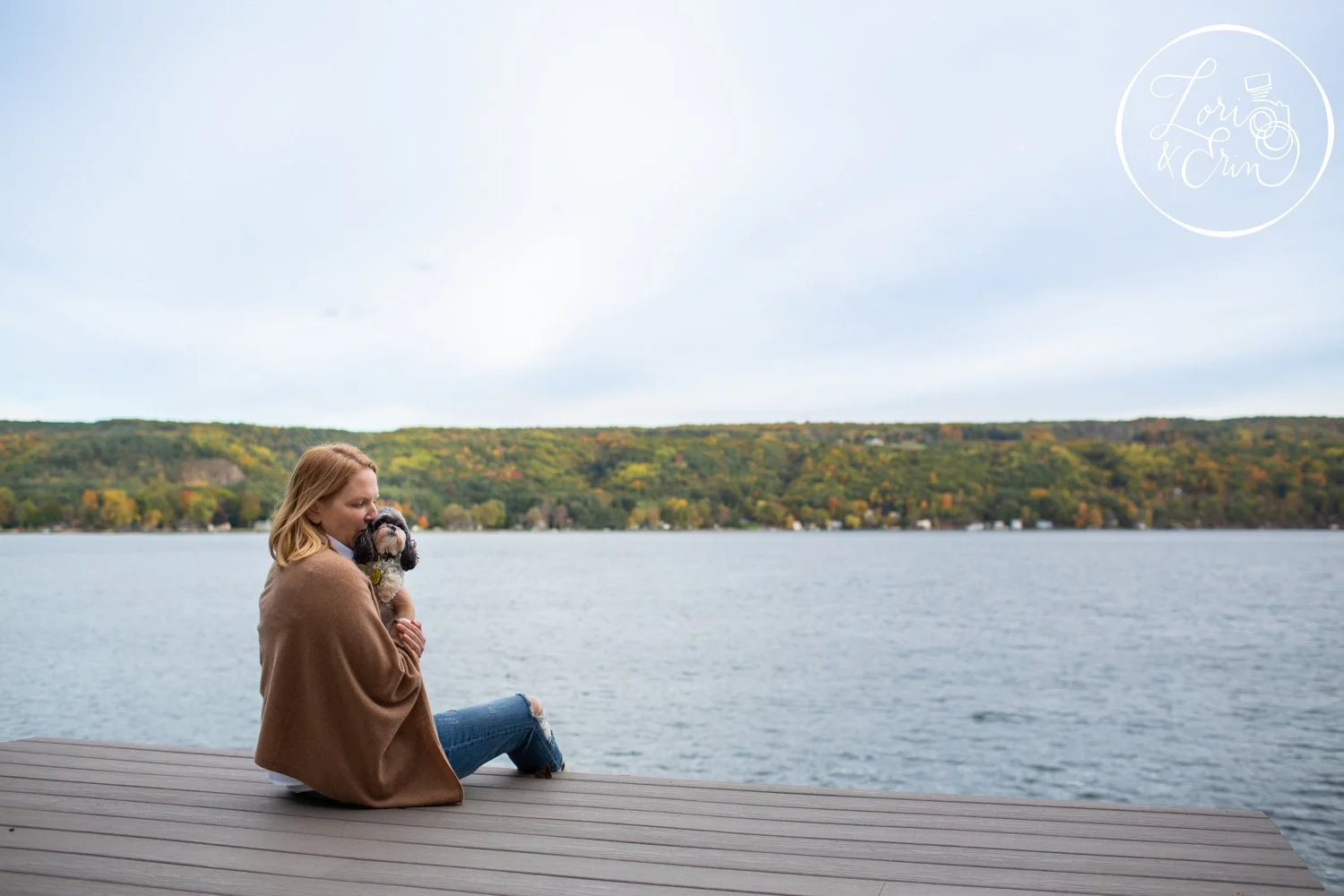 Keuka Lake Family Portraits: Danielle &amp; Ziva the Therapy Dog