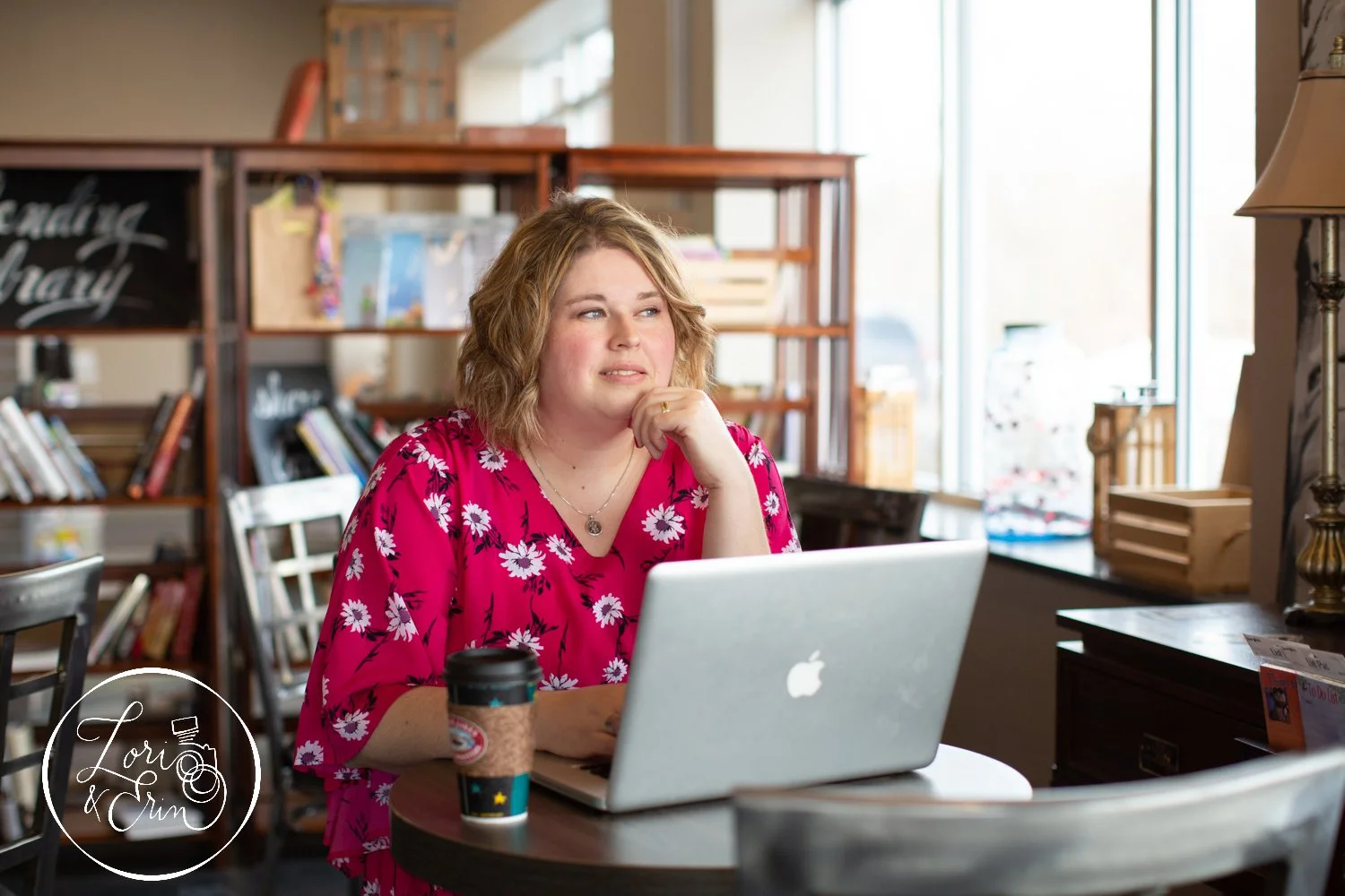 Coffee Shop Personal Branding Session, Fairport NY: Nicole