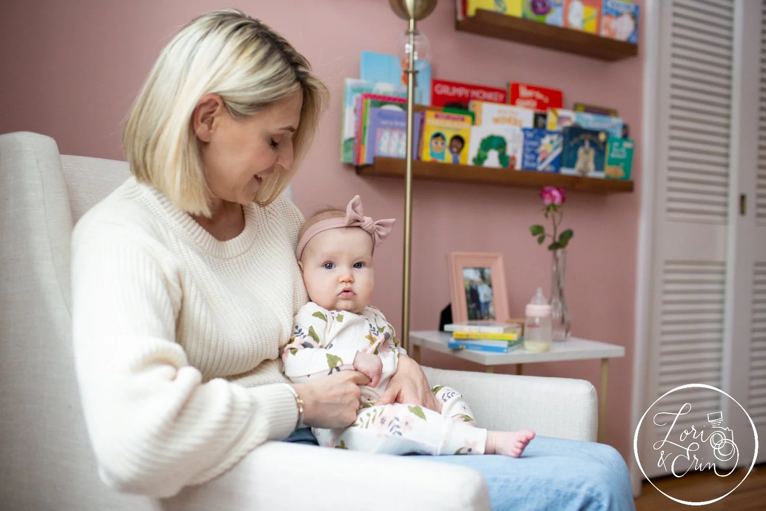 Family Portraits in Rochester at 4 Months : Baby Rose