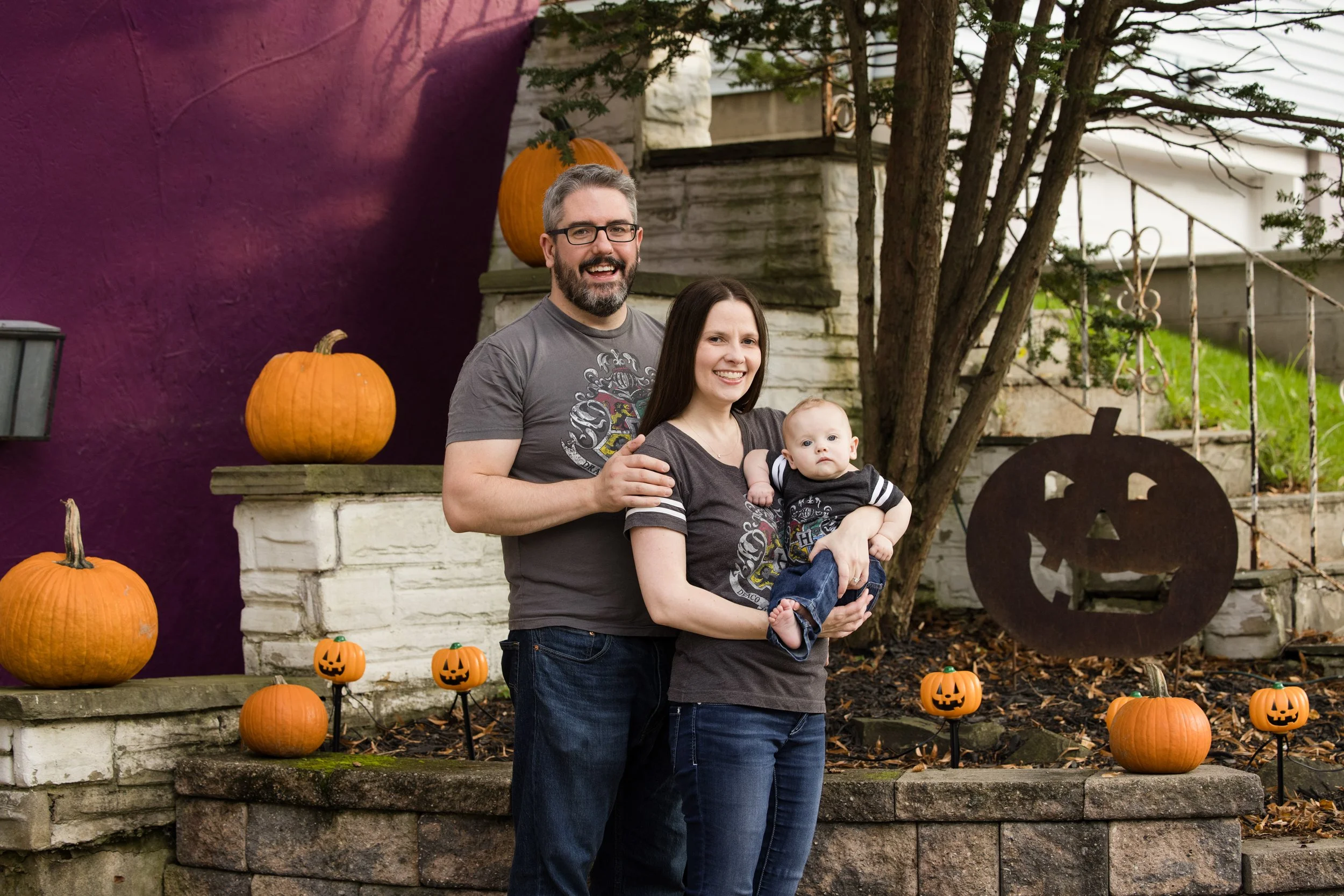 Family pictures with a 6 month old: Rochester NY Family Portraits