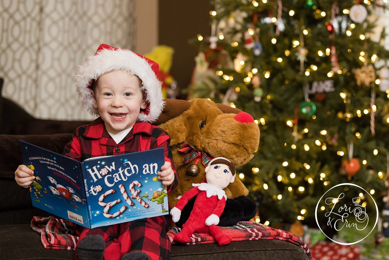 Holiday Family Pictures at Home: Fairport NY Photographers