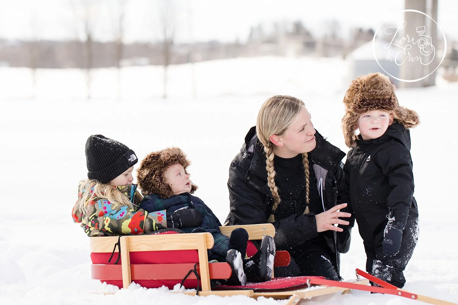 Fairport NY Winter Family Pictures: Candid Photography
