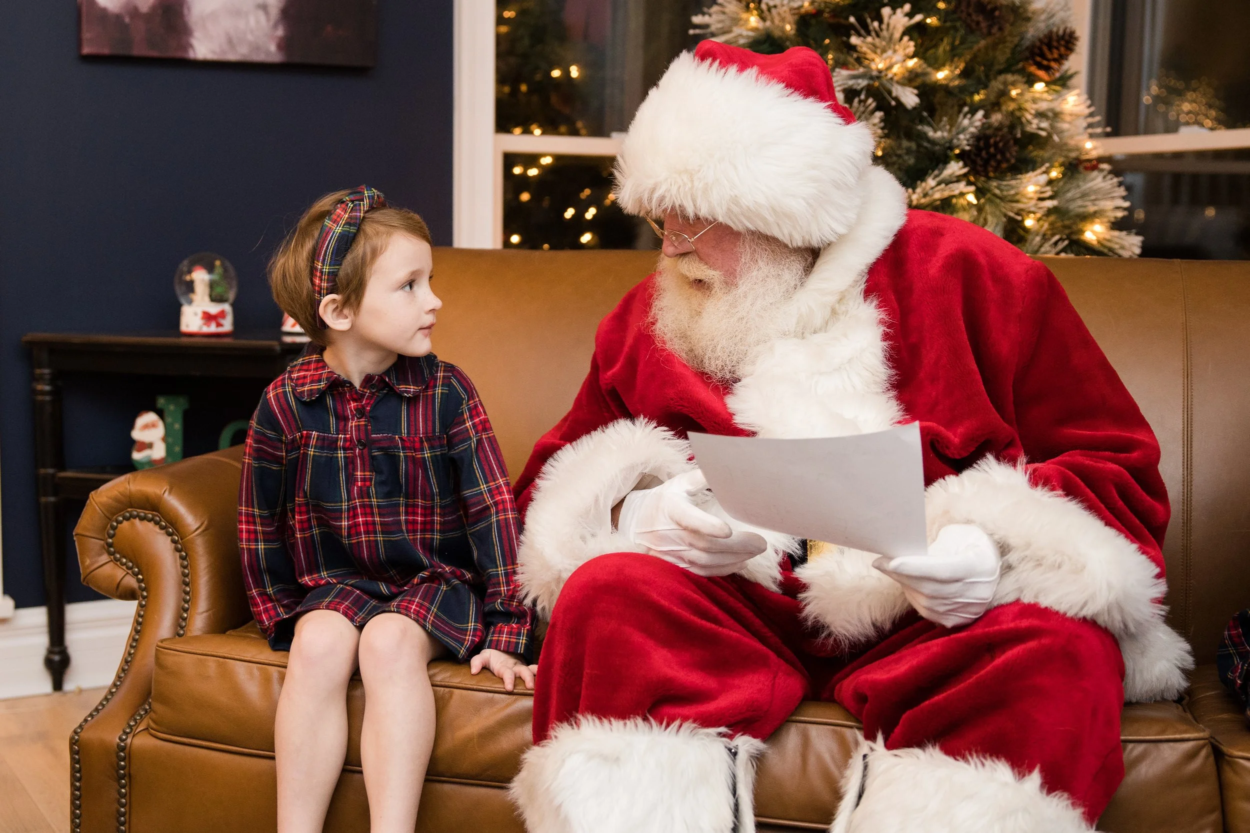 Family Pictures with Santa: Fairport NY Family Photographers