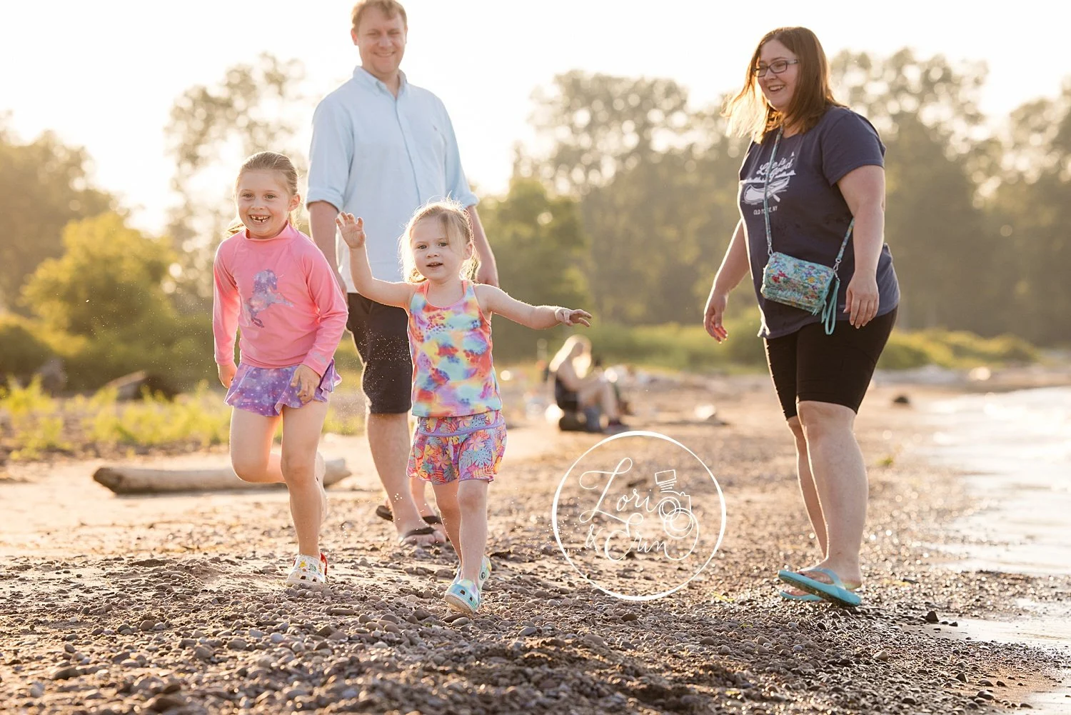 Candid Mini Sessions: Family Pictures at the Beach in Rochester NY