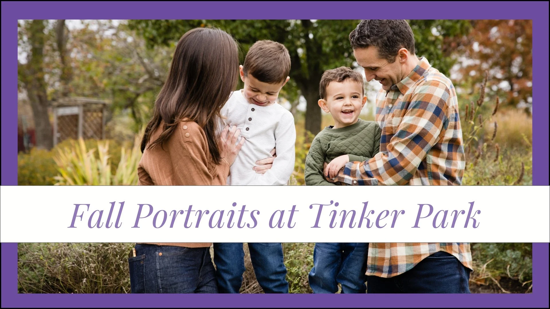 Nov 1: Tinker Park Family Portraits